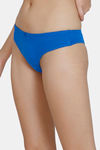 Zivame Low Rise Zero Coverage Thong - Princess Blue — thumbnail 3